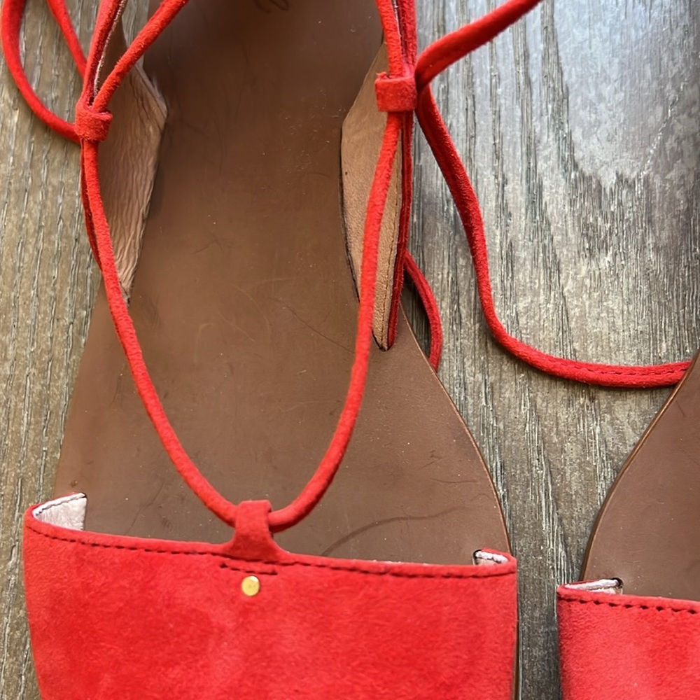 EUC Madewell Bridget Lace-Up Sandal - Picture 6 of 12
